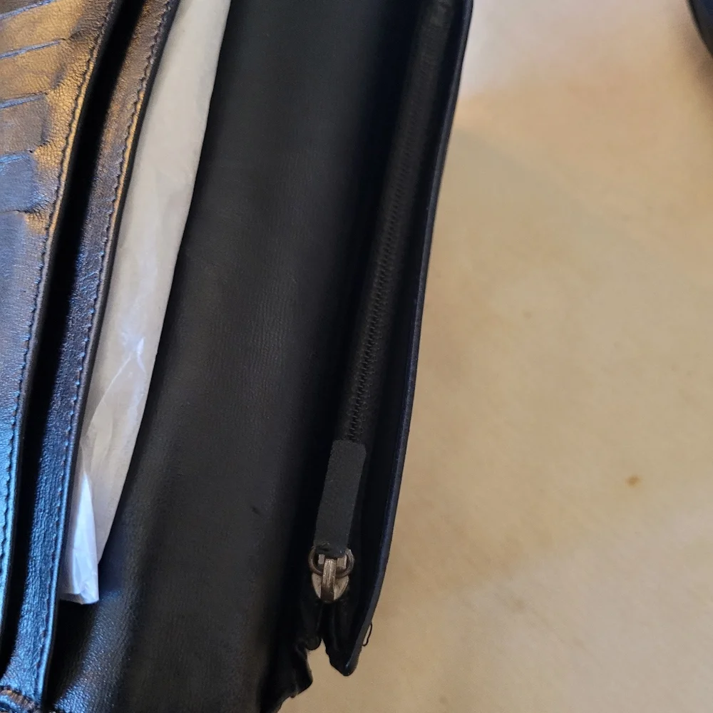 CHANEL Lambskin Perforated Wallet